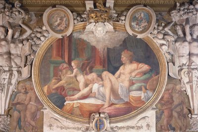 Danae Receiving the Shower of Gold by Francesco Primaticcio